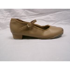Dance Tan Tap Shoes Danshuz 752 Adult 7.5M Mary Jane Buckle
